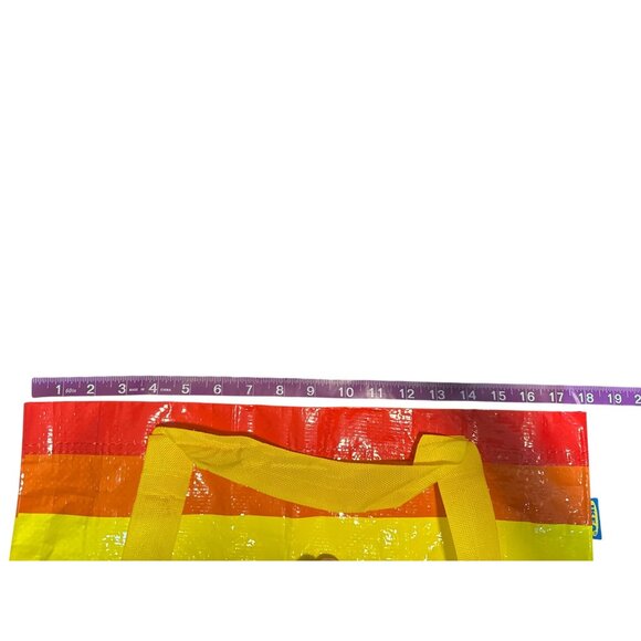 $5 WHEN BUNDLED IKEA Small Rainbow Color Reusable Shopping Tote Bag - Picture 9 of 9
